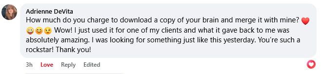 Testimonial from Adrienne DeVita